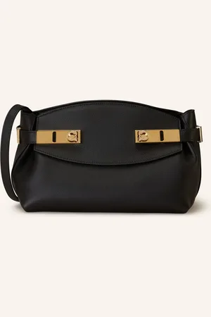 Salvatore Ferragamo Kabelka Přes Rameno Hug Soft černá