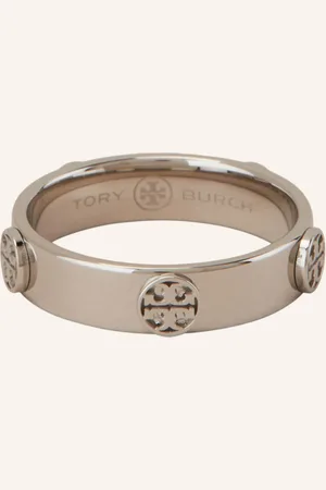Tory Burch Prsten Miller Stud stříbrná