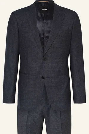 HUGO BOSS Oblek Huge Slim Fit tmavě modrá