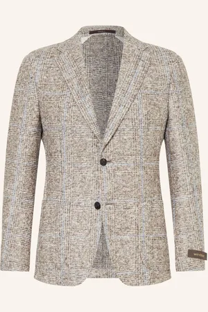 Windsor Sako Giro Extra Slim Fit hnědá černošedá