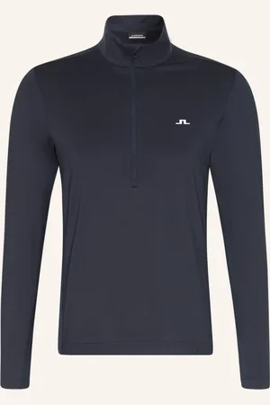 J Lindeberg Bunda Midlayer Se Síťovinou tmavě modrá