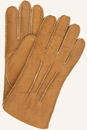 UGG Kožené Rukavice velbloudí