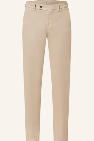 Berwich Chino Kalhoty Extra Slim Fit béžová
