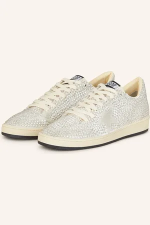 Golden Goose Sneakersy Ball Star S Ozdobnými Kamínky světle šedá