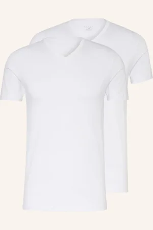 Falke Trička S Výstřihem Do V Daily Comfort, 2 Kusy V Balení bílá