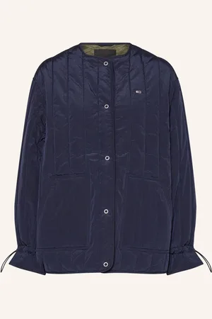 Tommy Hilfiger Prošívaná Bunda tmavě modrá