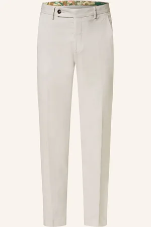 Berwich Chino Kalhoty Extra Slim Fit béžová
