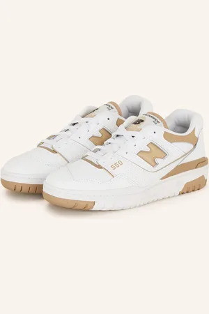 New Balance Sneakersy 550 bílá velbloudí