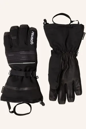 Reusch Lyžařské Rukavice Isidro Gtx S Kůží černá