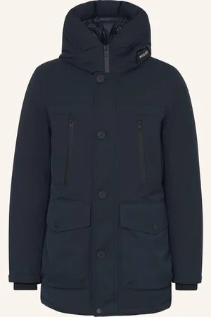Woolrich Péřová Bunda tmavě modrá