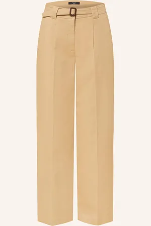 Max Mara Marlene Kalhoty Pino béžová