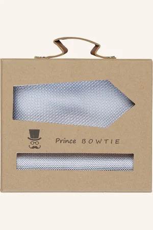 Prince BOWTIE Sada: Kravata A Kapesníček Do Náprsní Kapsy tmavě modrá
