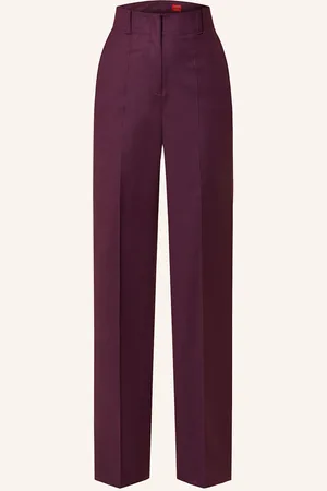 HUGO BOSS Kalhoty Hulana fialová