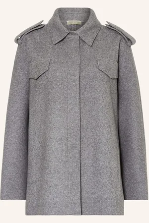 lunaria cashmere Bunda šedá