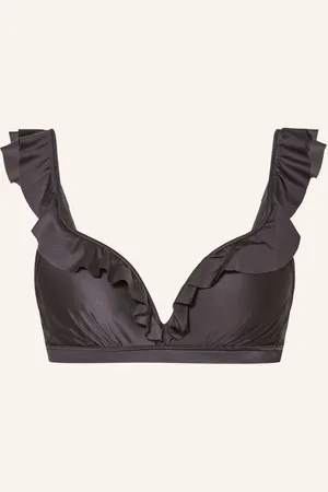 Beachlife Horní Díl Bikin S Kosticemi Dark Grey tmavě šedá