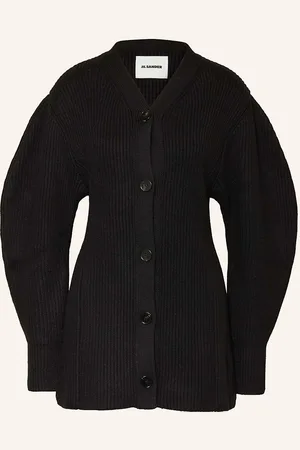 Jil Sander Pletený Kardigan černá