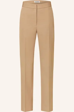 Jil Sander Kalhoty béžová