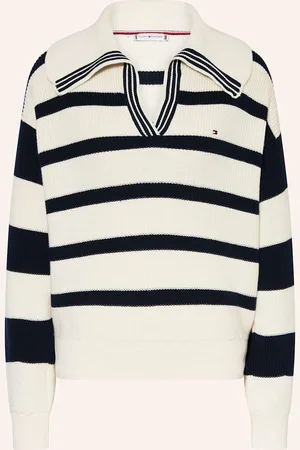 Tommy Hilfiger Svetr režná tmavě modrá