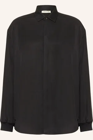 FEAR OF GOD Hedvábná Košile Comfort Fit černá