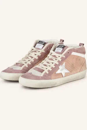 Golden Goose Vysoké Sneakersy Mid Star růžová