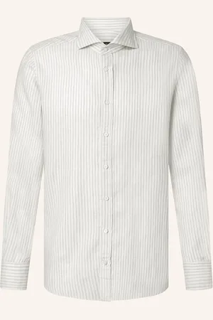 Windsor Košile Lano Slim Fit světle šedá režná