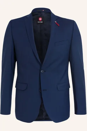 Club of Gents Oblekové Sako Caden Slim Fit 62 modrá
