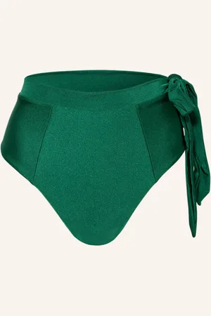 JANTHEE Berlin High Waist Bikinové Kalhotky zelená