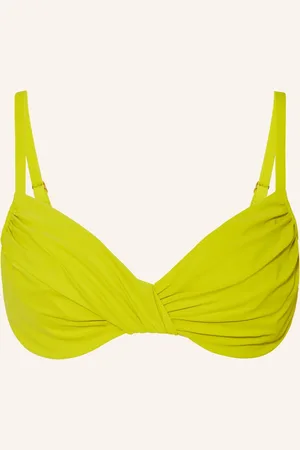 Maryan Mehlhorn Bikinová Podprsenka S Kosticemi Top Elements S Uv Ochranou světle zelená