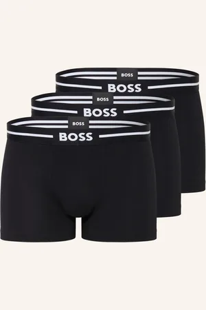 HUGO BOSS Boxerky, 3 Kusy V Balení černá