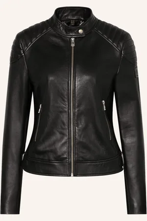 Belstaff Kožená Bunda Mollison černá