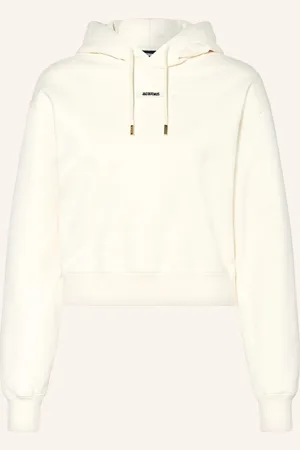 Jacquemus Mikina S Kapucí Le Hoodie Gros Grain béžová