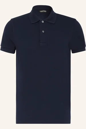 Tom Ford Polokošile Z Piké tmavě modrá