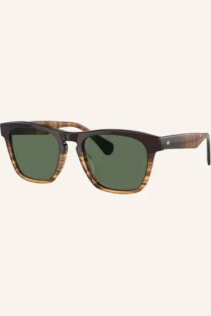Oliver Peoples Sluneční Brýle ov5555su 13929a - hnědá tmavě zelená