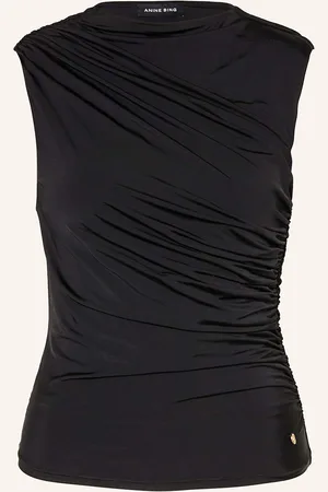 ANINE BING Top Lucia černá