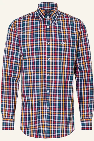Paul & Shark Košile Slim Fit tmavě modrá červená zelená