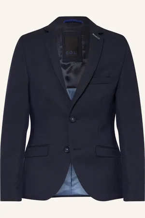 G.O.L. Oblekové Sako Super Slim Fit modrá