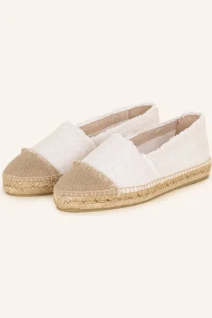 Castaner Espadrilky Kampala S Lesklou Přízí bílá béžová