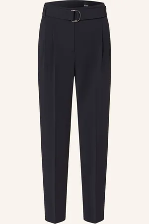 HUGO BOSS 7 8 Kalhoty Tapiah tmavě modrá