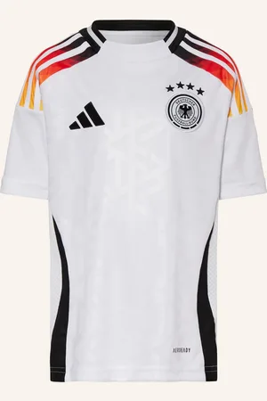adidas Domácí Dres Deutschland 24 Pro Děti bílá černá oranžová