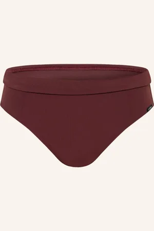 Lidea Basic Bikinové Kalhotky Eco Shape tmavě červená