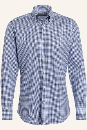 Paul & Shark Košile Tailored Fit modrá bílá