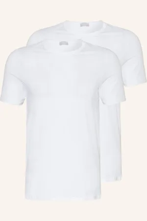 Hanro Trička Cotton Essentials, 2 Kusy V Balení bílá