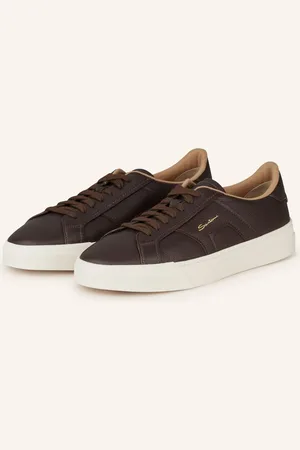 santoni Sneakersy tmavě hnědá