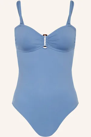 Vilebrequin Bandeau Plavky Solid Lucette modrá