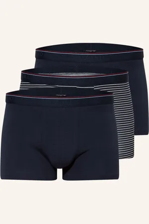 Calida Boxerky Natural Benefit, 3 Kusy V Balení tmavě modrá bílá