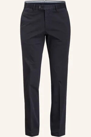 Hiltl Chino Kalhoty Parma Contemporary Fit tmavě modrá