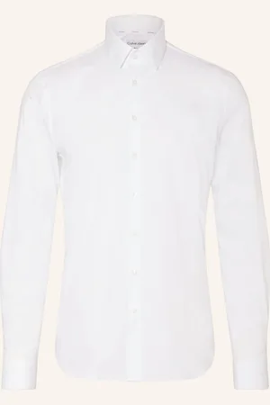 Calvin Klein Košile Slim Fit bílá