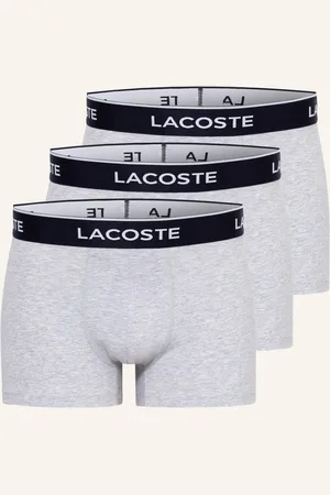 Lacoste Boxerky, 3 Kusy V Balení světle šedá