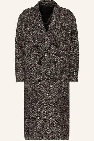 Isabel Marant Kabát Denton černá bílá