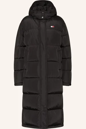 Tommy Hilfiger Péřový Kabát S Odnímatelnou Kapucí černá